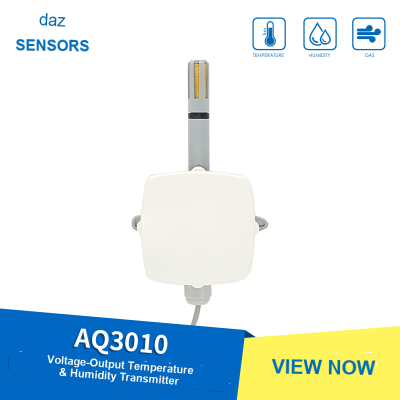 AQ3010 Wall-Mounted Outdoor Temperature and Humidity Transmitter, 0–10 V